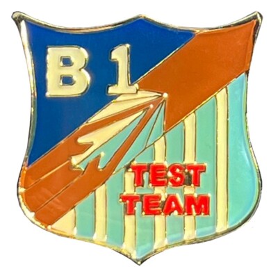 3 Pack B1 Test Team Motorcycle Hat Cap Lapel Pin M-516