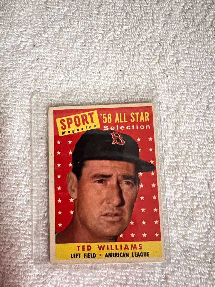 1958 Topps All Star Mickey Mantle, Ted Williams - nice corners and edges 11 AS - Image 4 of 4