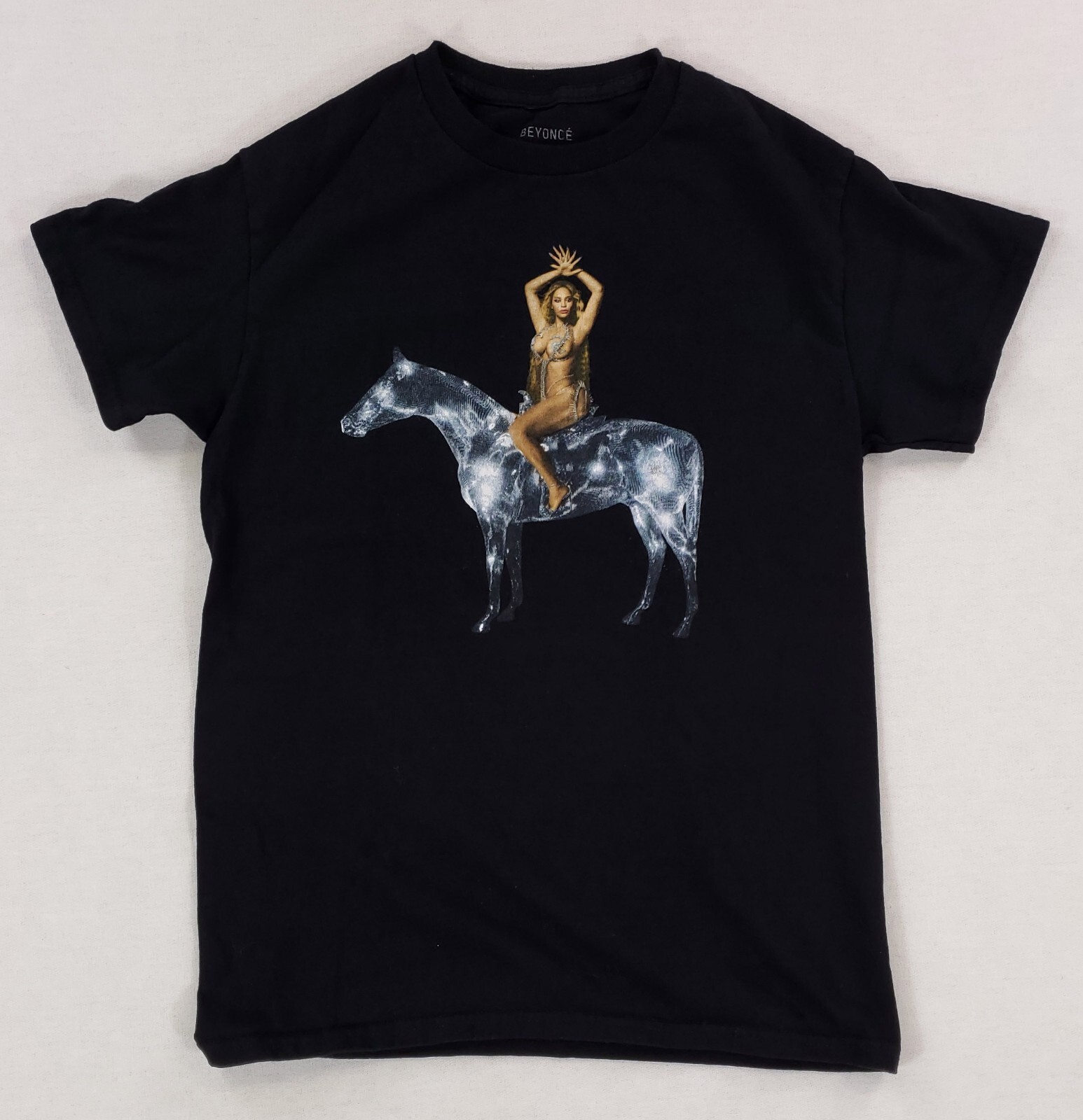 Beyonce Renaissance Pose Horse T Shirt Black Rare Unisex Mens Womens Small