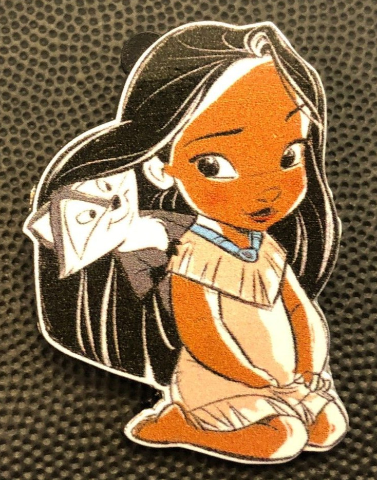 Disney pin 142879 Disney Animators Dolls Pocahontas Meeko princess racoon pet