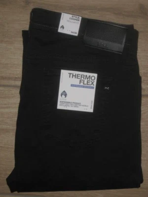 BRAX Jeans Stretchjeans Cooper Thermo, schwarz, gefütterte Winterqualität  NEU - Bild 1 von 4