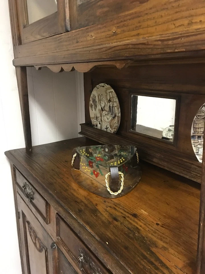 Buffet de madera antiguo estilo campestre francés SIN ENVÍO: NECESITA recoger en 29588 Foto 4 de 4