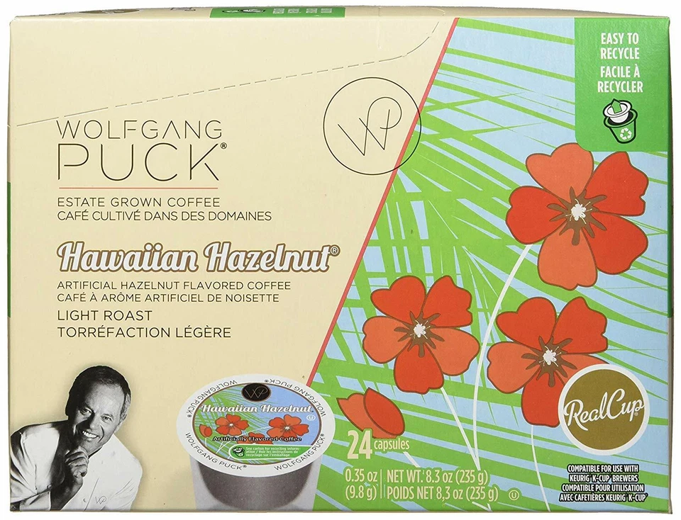 Wolfgang Puck Hawaiano Avellana Café 24 a 192 K Tazas Elige Cualquier Tamaño ENVÍO GRATUITO Foto 3 de 3