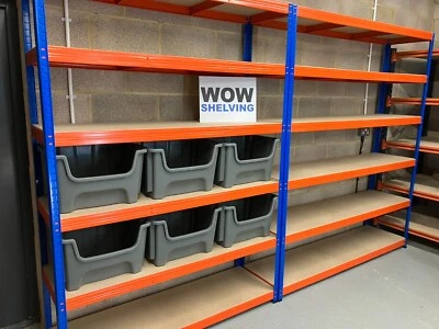 WOW300kg Warehouse Racking Shelving Extra Heavy Duty Storage Garage Workshop New