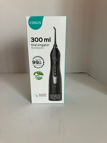 COSLUS Water Dental Flosser Teeth Pick Portable Cordless Oral Irrigator 300ML
