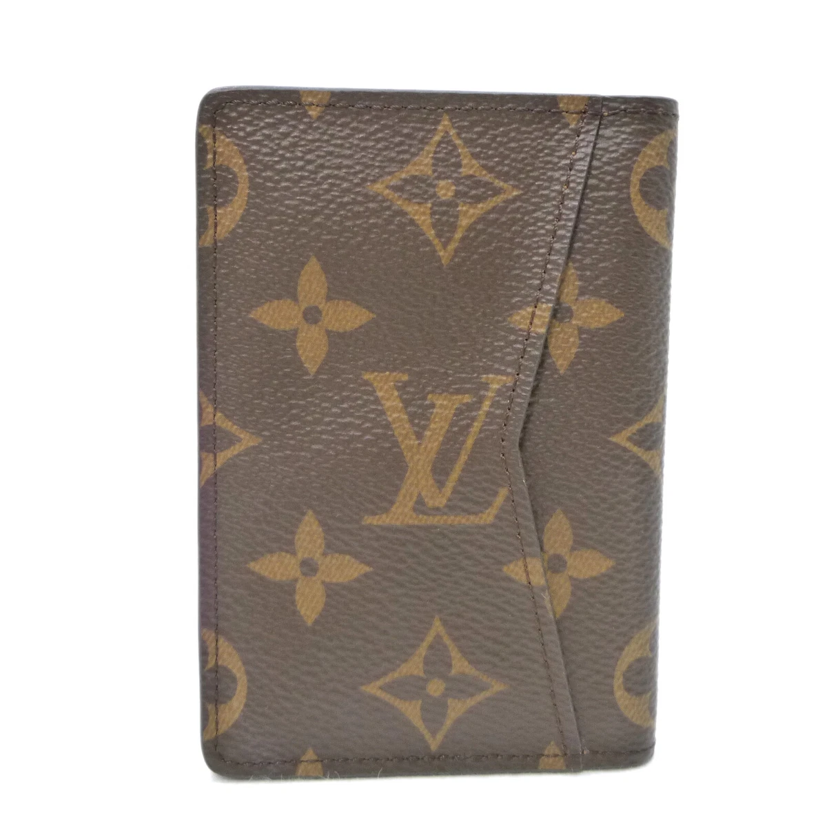 Auth LOUIS VUITTON Pocket Organizer Card Holder M60502 Monogram  
