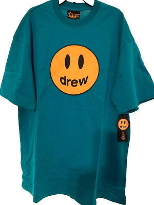 Drew House Mascot ss Tee Shirt, TEAL GREEN size Large, NWT | eBay