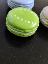 Purim Squishy Toy Macaron Prizes BLUE/LAVENDER