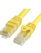 100FT CAT6 Cable Ethernet Lan Network CAT 6 RJ45 Patch Cord Internet Yellow NEW