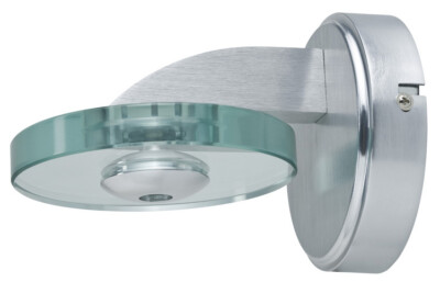  Paulmann WallCeiling Diaz WL max.20W G4 Alu gebürstet 230V/12V Alu/Glas