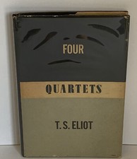 Four Quartets / T. S. Eliot / 1943/ First American Edition Harcourt, Brace & Co