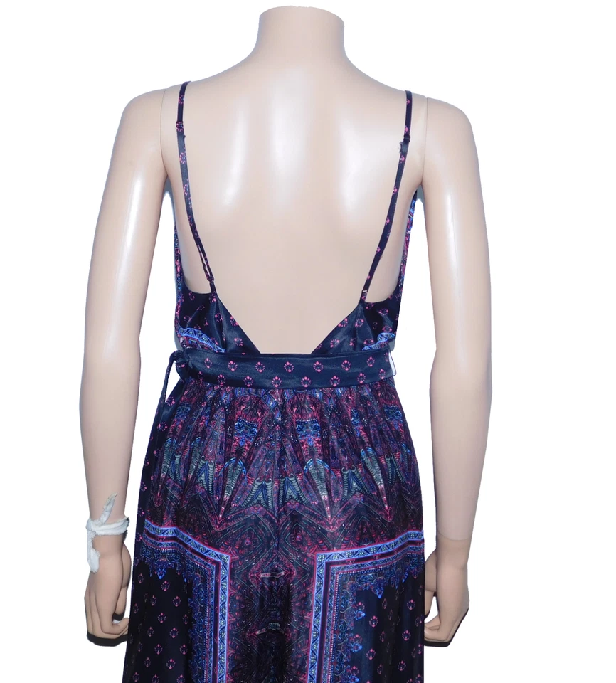 Mono Free People pierna ancha satinado seda talla 8 Foto 3 de 4