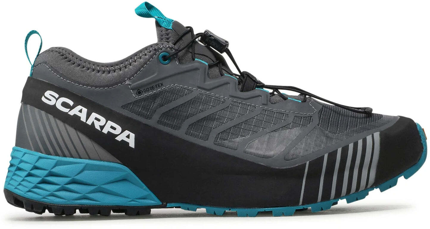Scarpa Ribelle Run GORE-TEX Hombres Trail Running Zapatos Gris Impermeable GTX Offroad