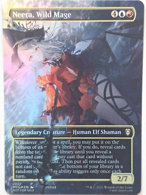 Waifu Style Neera, Wild Mage 01 Foil-Altered Art Custom MTG Creature | eBay