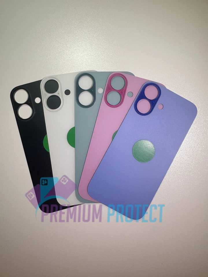 PREMIUM.PROTECT OEM Backcover Glas Rückseite Akkudeckel iPhone 16 | 16 Plus Big Hole
