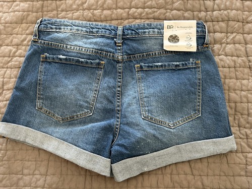 NWT New Nordstrom BP Distressed Jean Denim Shorts Size 31 Womens - Picture 2 of 2