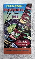 1984 Peek's Size 45th Annual NCAA Football Guide “Southeastern Conference”!