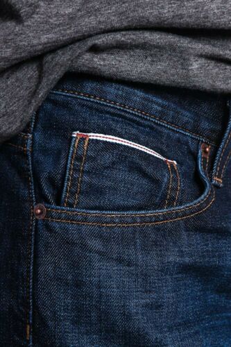 Men's Made in USA Straight Fit Denim Premium Selvedge Jeans Pants -M527SV-B1D7 - Picture 18 of 40