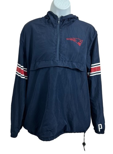 New England Patriots Victoria's Secret ROSA Sudadera con Capucha Talla Pequeña Pullover Chaqueta Azul Marino - Imagen 10 de 11