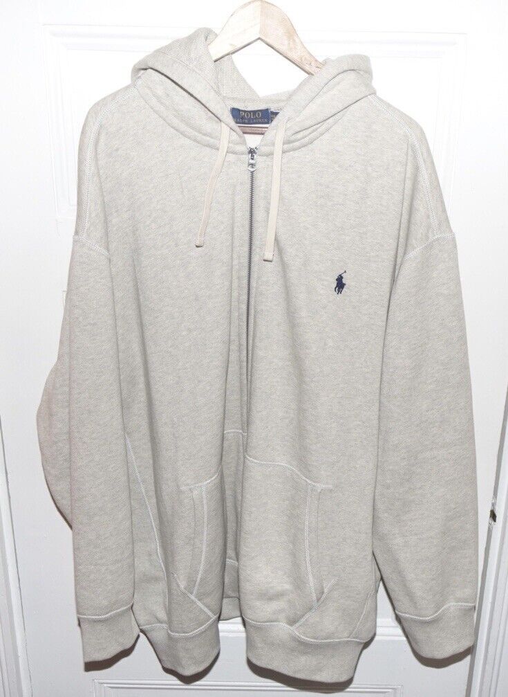 Polo Ralph Lauren Fleece Full-Zip Hoodie Light Sport Heather Polo Ralph Lauren Fleece Full-Zip Hoodie Light Sport Heather
