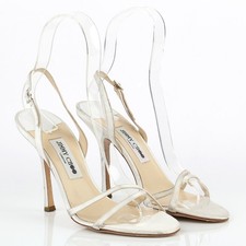 Damen Jimmy Choo Riemchensandaletten Stiletto Basic Elegant Schuhe 841978