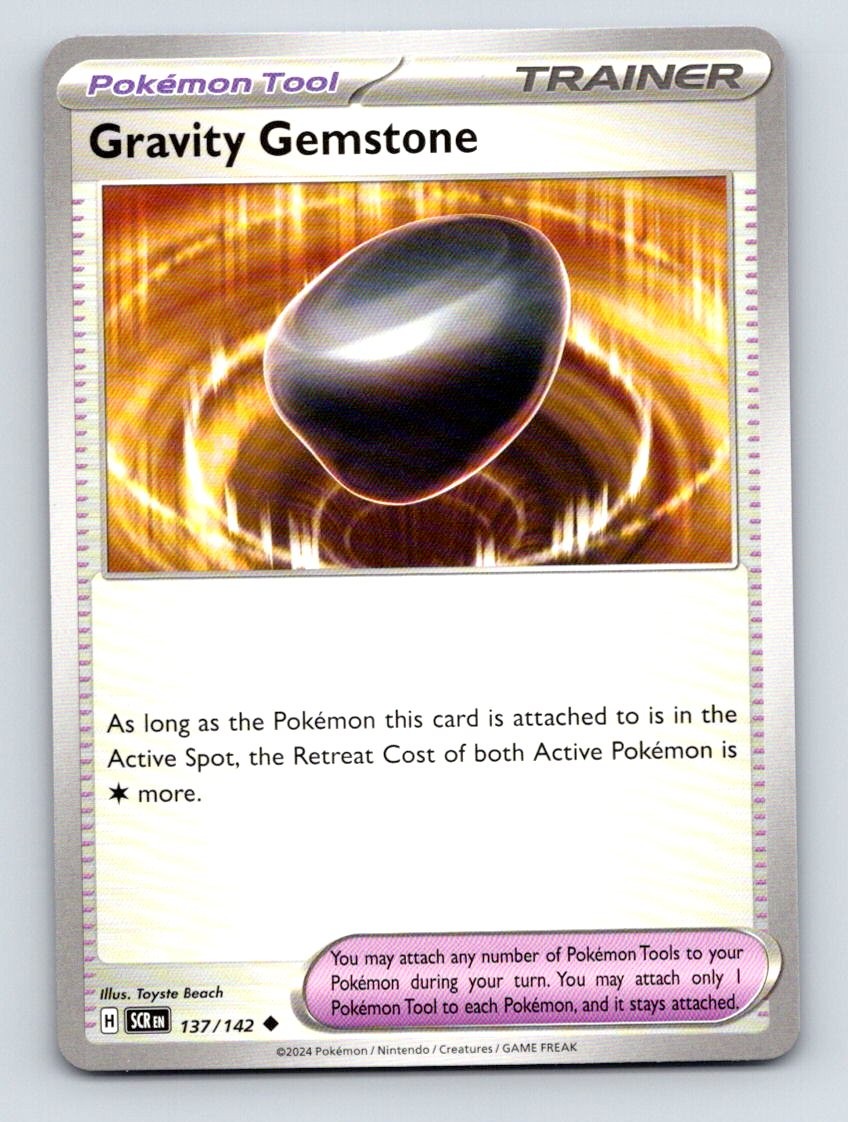 Gravity Gemstone - 137/142 - Stellar Crown (SV07) - Pokemon NM/M