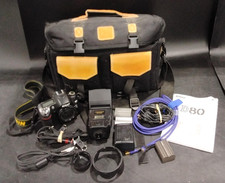 Nikon D80 Camera With 18-55mm Lens, Battery, Charger, 8GB SD, Works Great 