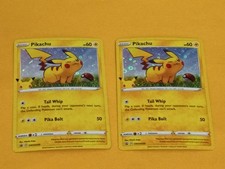 2-Pokemon Pikachu General Mills Black Star Promo Holo SWSH039 VEDI CARTE!!