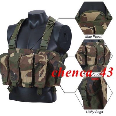 IN US!! Woodland Tactical Vest Chest Rig Russian Special Forces AK