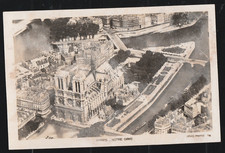 FRANCE  Notre Dame AERIAL PICTURE POSTCARD Unused