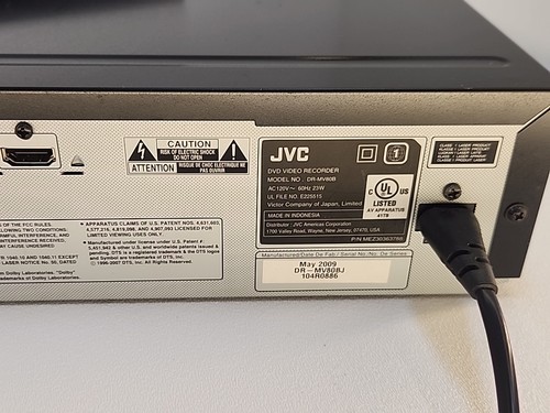 JVC DR-MV80 DVD VCR Combo Player Recorder | HDMI | With Remote | Tested Working - Picture 10 of 15