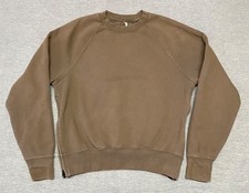 Essentials Sweatshirt Mens Medium Brown FOG Fear Of God French Terry Sweater Zip