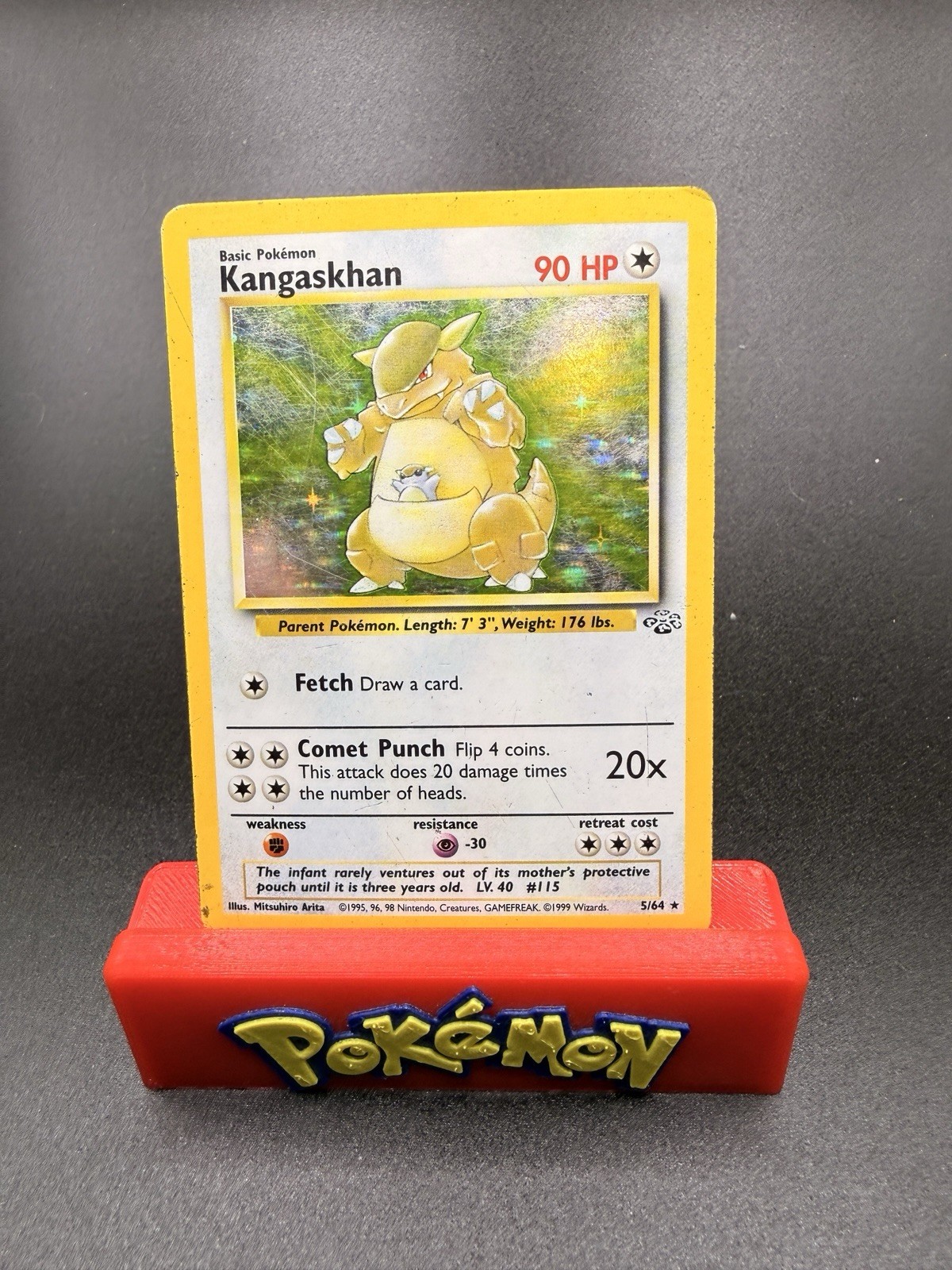 Kangaskhan 5/64 Jungle Holo Pokemon TCG HP/MP