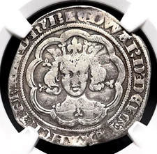 ENGLAND. Edward III. 1327-1377. Hammered Silver Groat, London, NGC VF30