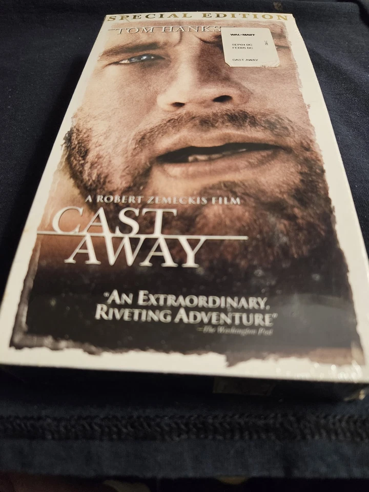 Cast Away VHS Brand New Factory Sealed Tape Tom Hanks - Image 2 of 3