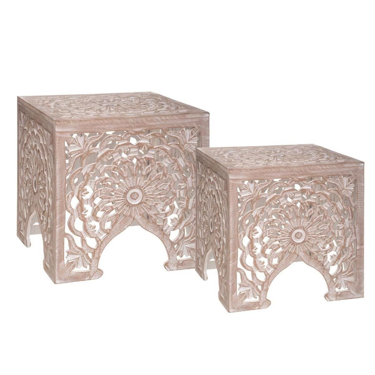Tables d'appoint Touareg 46cm : dites adieu au salon encombré