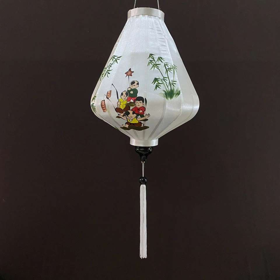 Word Vendor | Hand Draw Silk Lantern | Customize | Handmade - Image 2 of 4