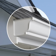 Amerimax 27205 White Aluminum K Left End Cap 5 H x 5 W x 5 L in. (Pack of 15)