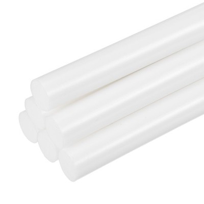 6 Sticks Hot Glue for Gun, 25cm x 1cm, White Glue for General Use