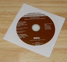 Dell Windows Vista Home Premium SP1 32-Bit Reinstallation DVD Disc - NEW