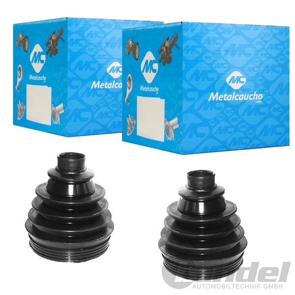 2X Metalcaucho Achsmanschetten Satz Radseitig Passend FüR CitroËN C8 Evasion JUM-image