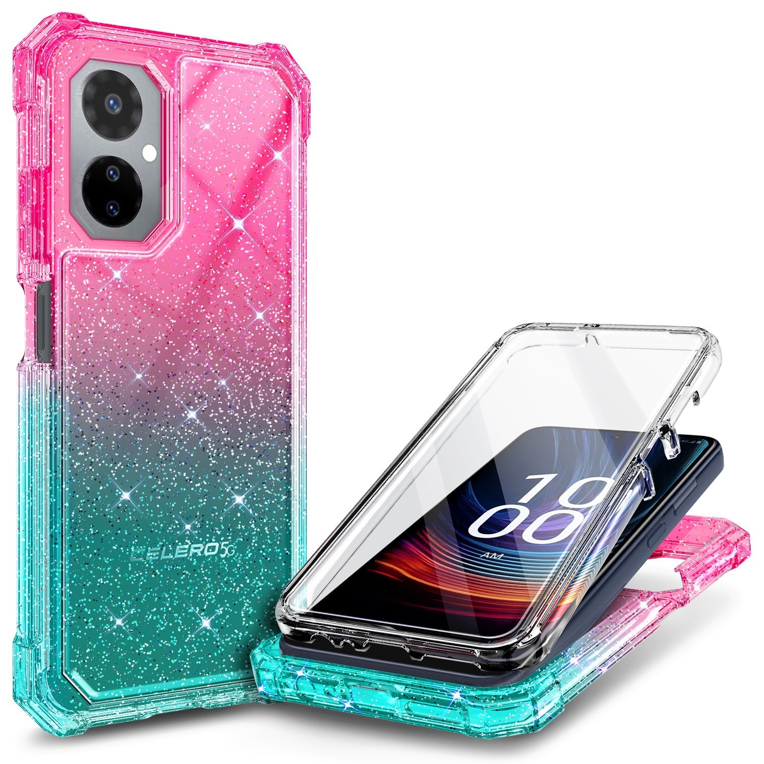 For Cricket Icon (2026) Case Full Body Shockproof Phone Cover + Screen Protector
