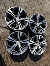 PEUGEOT 208 THP GTI 12-19 ALLOY WHEELS SET OF 4  9801532477