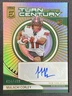 Malachi Corley 2024 Panini Donruss Elite Turn Of The Century Auto RC /499