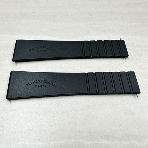 Genuine New FRANCK MULLER 8080 22mm / 17mm Rubber Watch Band Black #739 - Picture 2 of 4