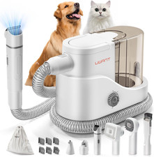 Dog Grooming Vacuum, Cat Grooming Kit, Pets 13Kpa Suction Grooming Kit for Home,