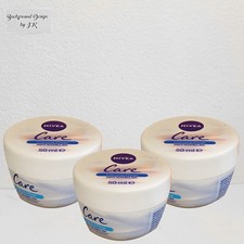 3x 50ml Nivea Care Intensive Care Cream Face & Body 3 Pack