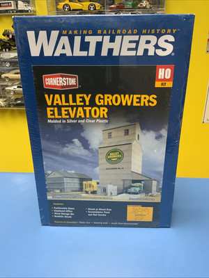 Walthers Valley Growers Grain Elevator HO Scale  933-3096 New