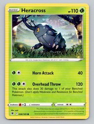 Heracross 008/189 Astral Radiance Common Pokemon Card