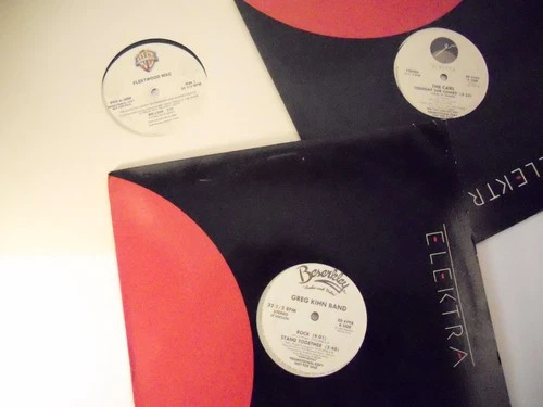 LOT OF 3  12" PROMO   Fleetwood Mac Big Love 12" Single  ,CARS  ,GREG KIHN  T38